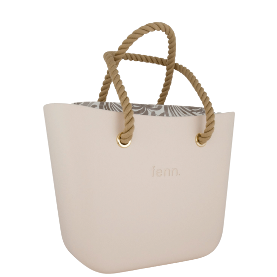 Fenn Original 1474 Nude rope handles printed inner front3qrtr primary