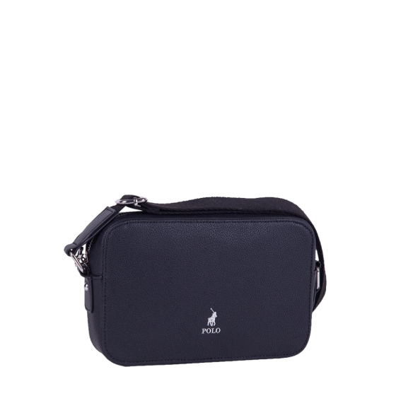 Polo Lyon POS43124 Camera Sling Bag Black front primary