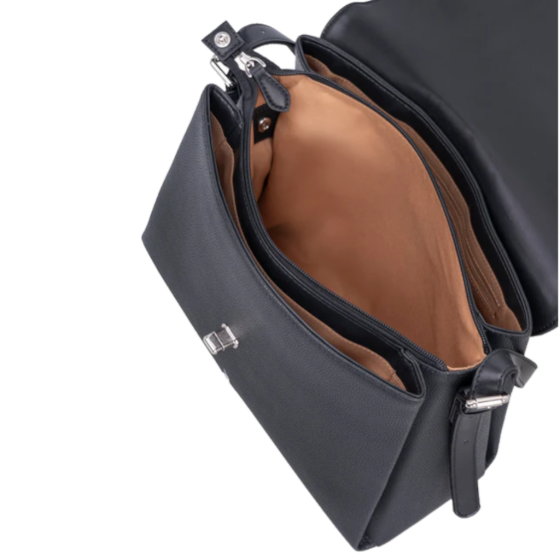 Polo Lyon POS43127 Flapover Bag Black interior2