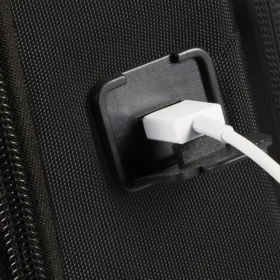 Samsonite Litepoint 15 6 Bailhanlde laptop briefcase KF2 Black USB port jpg