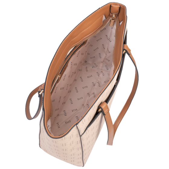 ELLE Monogram EL10110 Tote Handbag multi interior