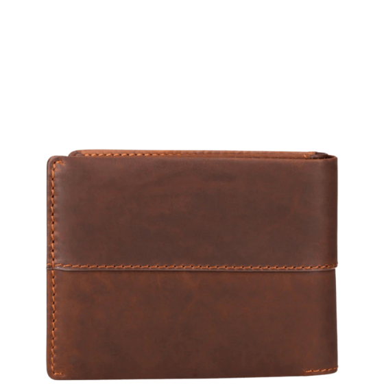 Brando James 2001 Leather wallet brown rear png