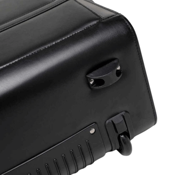 Tosca Leather 2 wheel pilot case black 622 75 roller png