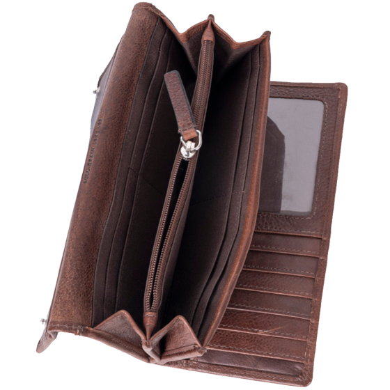 Polo Chobe PO59924 Leather multi card purse brown interior3