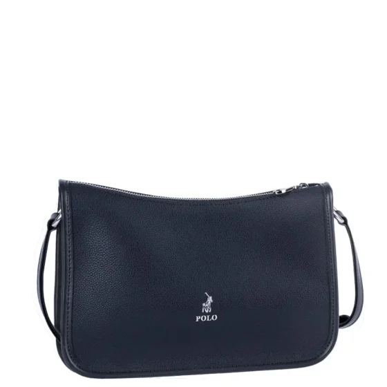 Polo Lyon POS43123 black sling handbag black front3qrtr jpg