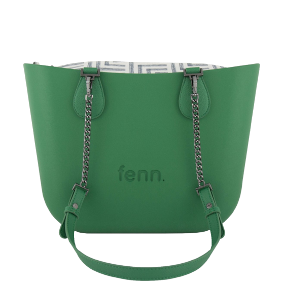 Fenn Petite 9455 Green Chain Pattern Inner front