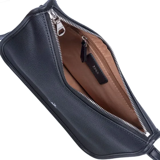 Polo Lyon POS43123 black sling handbag black interior jpg