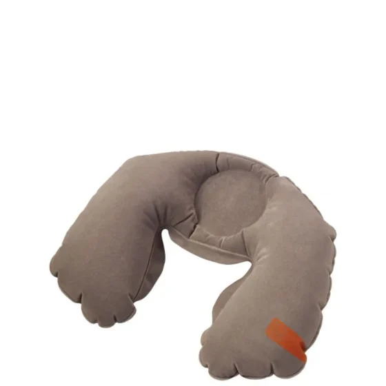 Design Go Travel 447 The Snoozer Inflatable Pillow Gunmetal Front3qrtr Primary