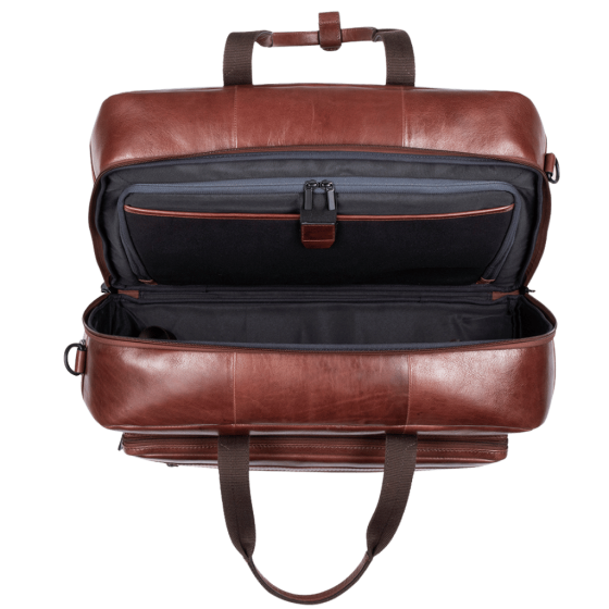 Brando Winchester 3185 Leather Duffle brown interior png