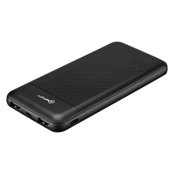 Volkano Amplify Spark 10000 Powerbank 9000 Black Front3qrtr