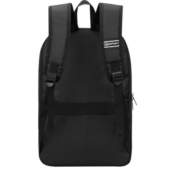 Amplify Panama 15 6 inch laptop backpack black rear png