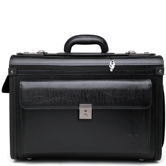 Tosca PVC pilot case 622 40 black no wheels front png