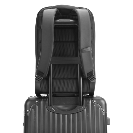 Volkano Vision 9830 15 6 Laptop Backpack black handle sleeve