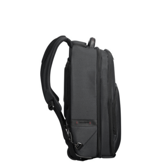 Samsonite Pro DLX 5 Rolling Business 17 inch backpack black side png