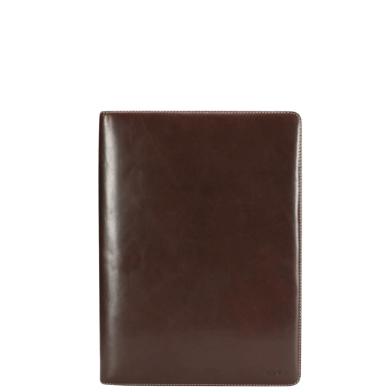 Jekyll and Hide Oxford Mocha leather 1325 A4 folder brown primary