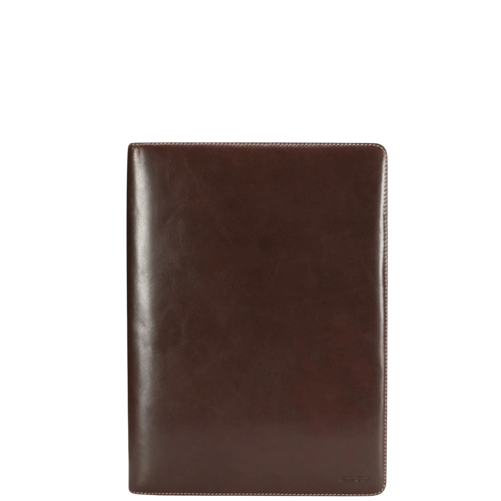 Jekyll and Hide Oxford Mocha leather 1325 A4 folder brown primary