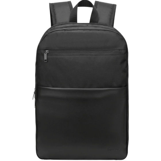 Amplify Panama 15 6 inch laptop backpack black front png