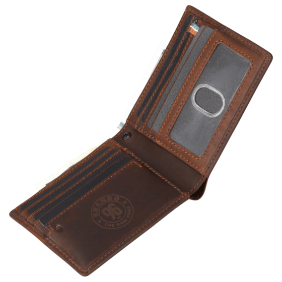 Brando James 2001 Leather wallet brown interior1 png