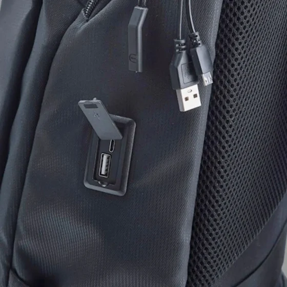 Cellini Sidekick 29365 Black Laptop Backpack Usb