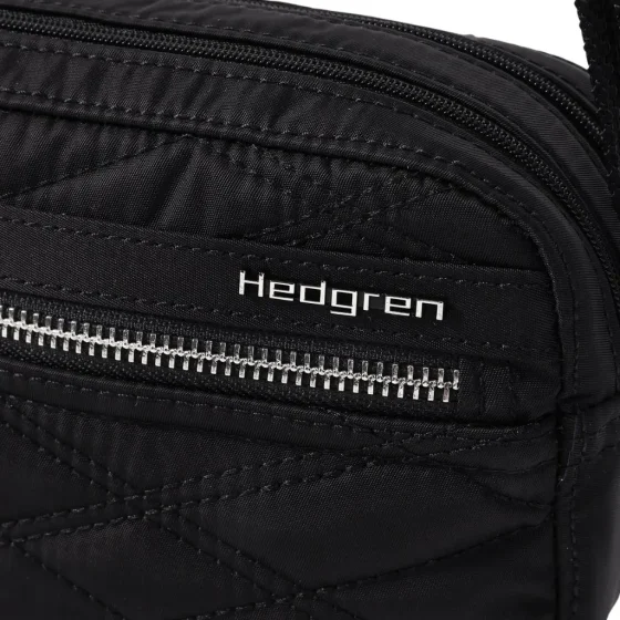 Hedgren Inner City Maia Quilted black logo jpg