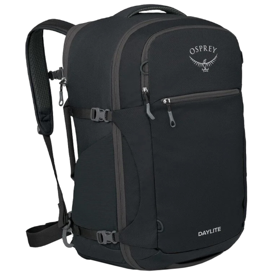 Osprey Daylite AI10006133 Carry on Travelpack 44L black front3qrtr primary