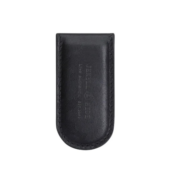 Jekyll And Hide Havana Leather Money Clip 3222 Black Rear