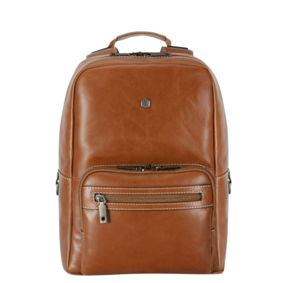Jekyll and hide 3688MO Montanna leather backpack brown front png