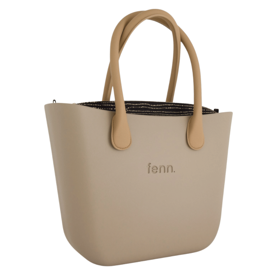 Fenn Original 1521 Stone light tan round handle black inner front3qrtr