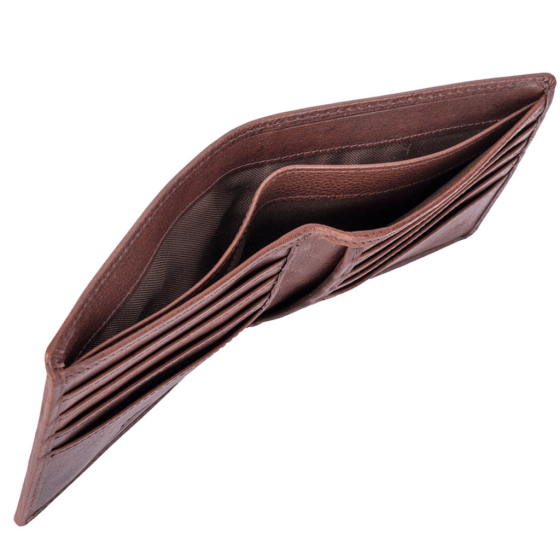 Polo Chobe LEather credit card wallet PO59908 brown interior3 png