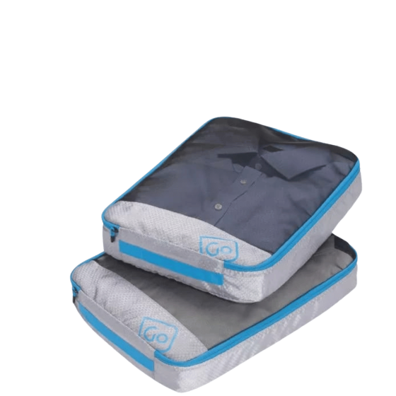 DEsign Go Twin packing cubes 285 new blue front3qrtr primary