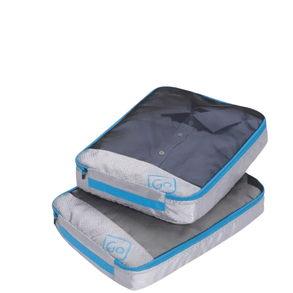 DEsign Go Twin packing cubes 285 new blue front3qrtr primary