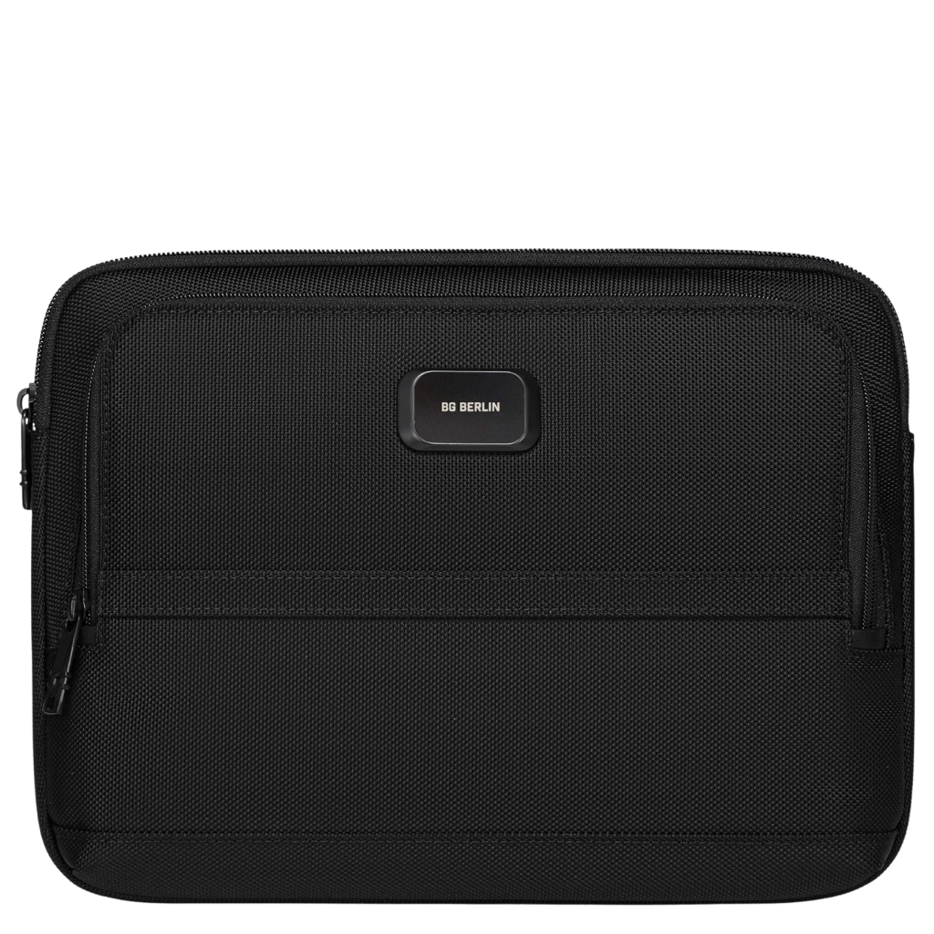 BG Berlin Nexus CEO Slim Laptop briefcase GP023436 black front