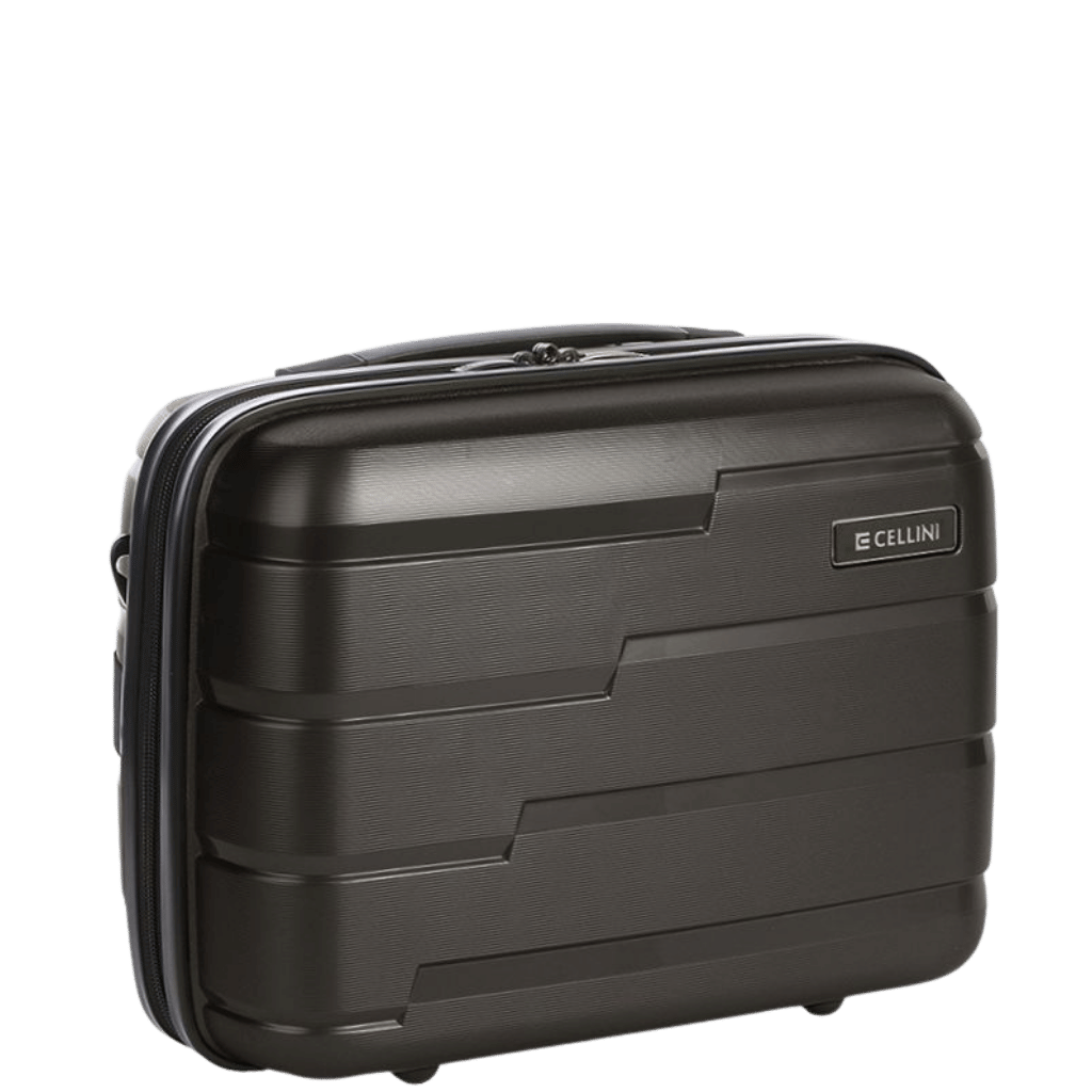 Cellini Microlite 86632 Beauty Vanity Case black front3qrtr primary transp