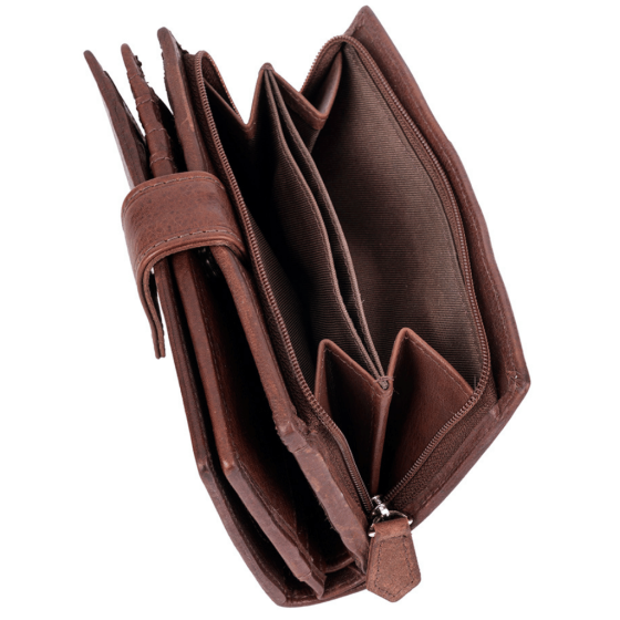 Polo Chobe multi card purse Leather PO59946 brown interior2 png
