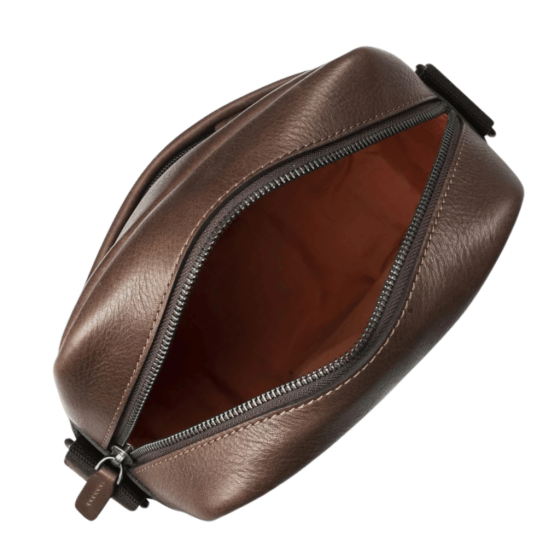 Brando Brosnan 2276 leather crossbody brown interior png