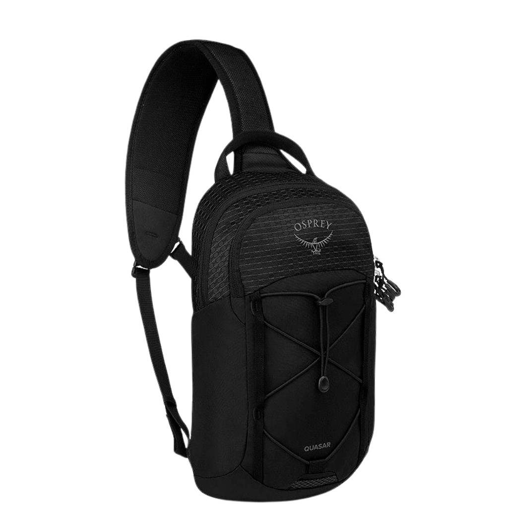 Osprey Quasar Sling Bacg black front3qrtr