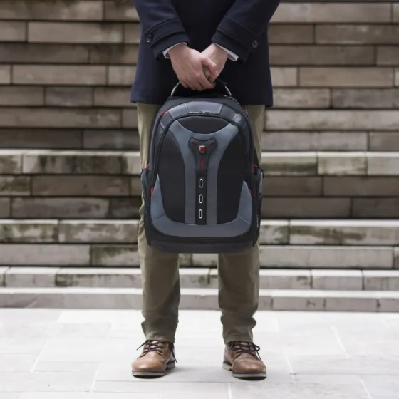 Wenger Pegasus 17 inch laptop backpack black 600639 lifestyle jpg