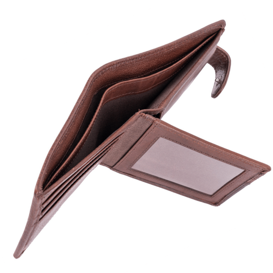 Polo Chobe Billfold with flap PO59907 brown interior2 png