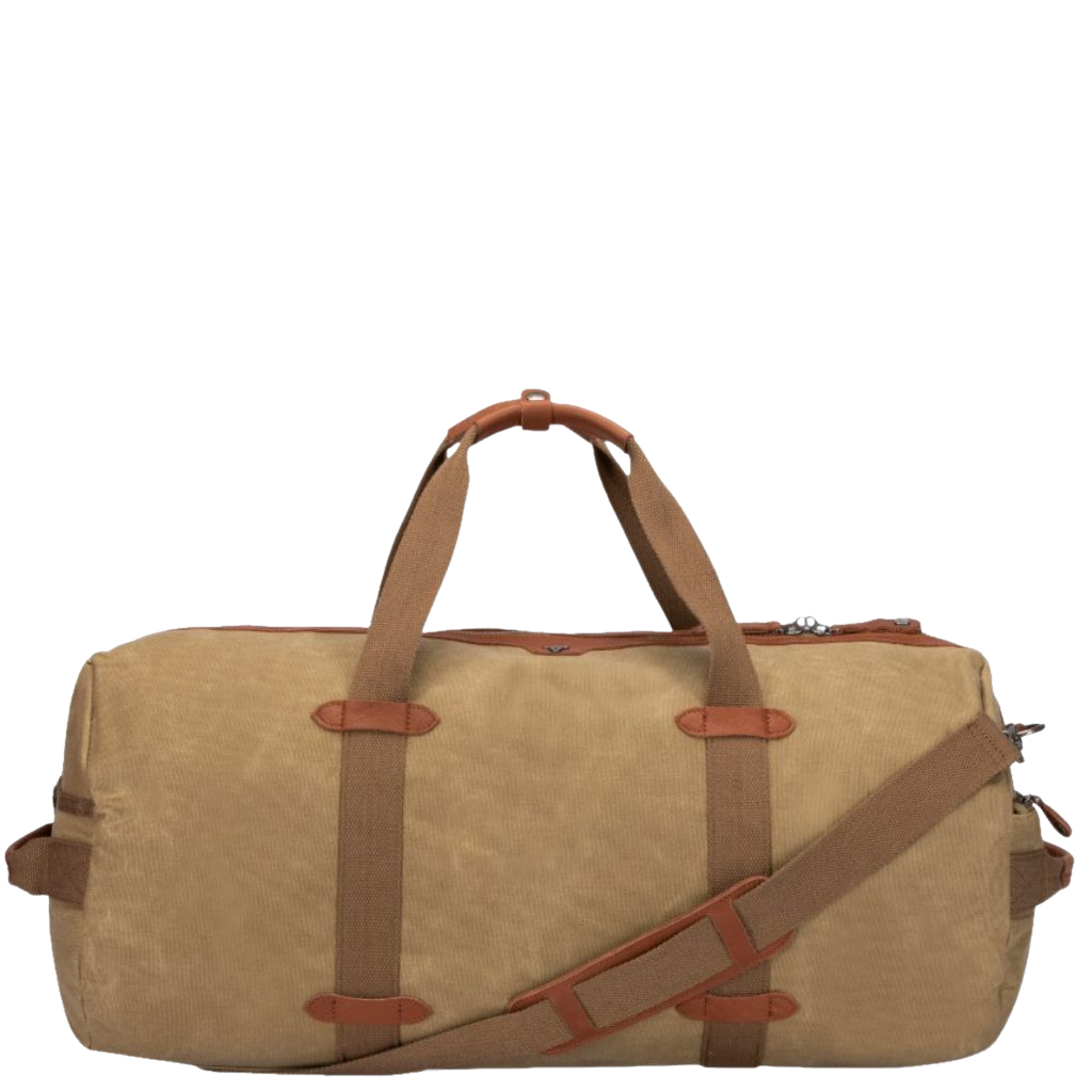 Brando Duvall 4121 duffle holdall khaki brown front primary
