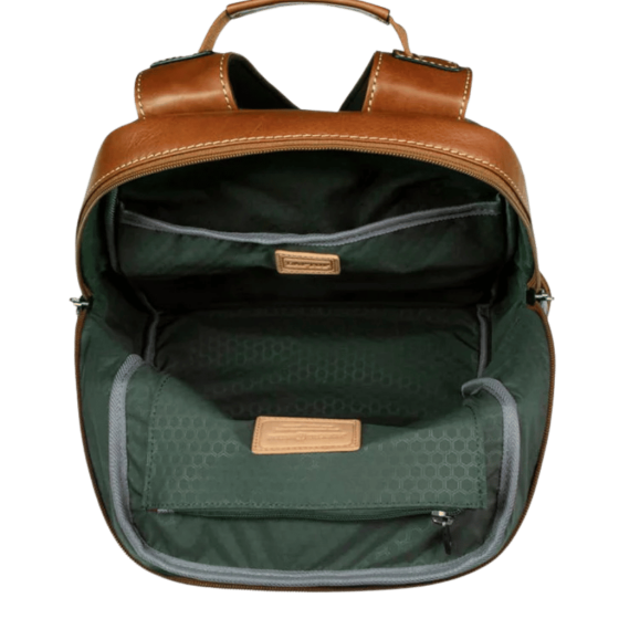 Jekyll and hide 3688MO Montanna leather backpack brown interior png