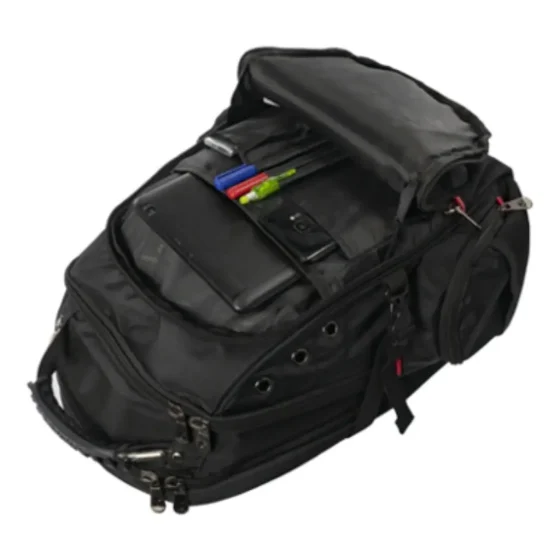 Volkano Tough 1017 laptop backpack open jpg
