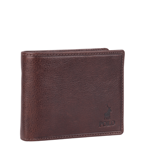 Polo Chobe PO59917 Billfold with drivers brown front3qrtr png