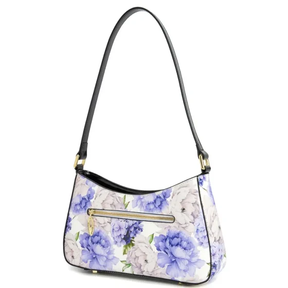 Serenade Lilac Peonies Shoulder Sling 52 0821 Purple Rear3qrtr