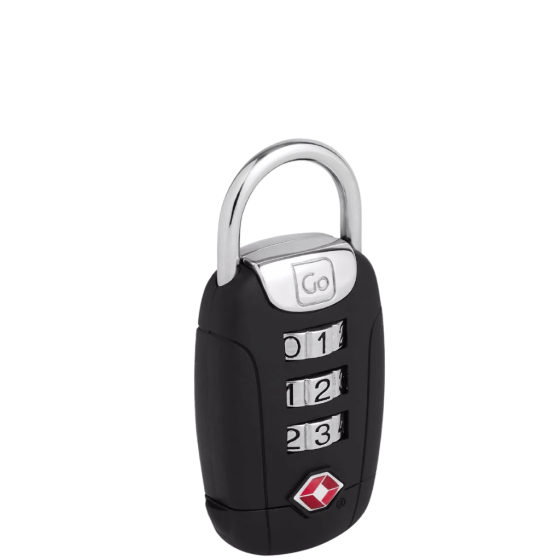 Go Travel Twist TSA Padlock black 358 101 front3qrtr