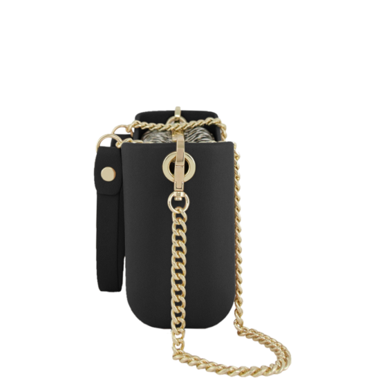 Fenn Classic 2077 Black gold chain leopard print side