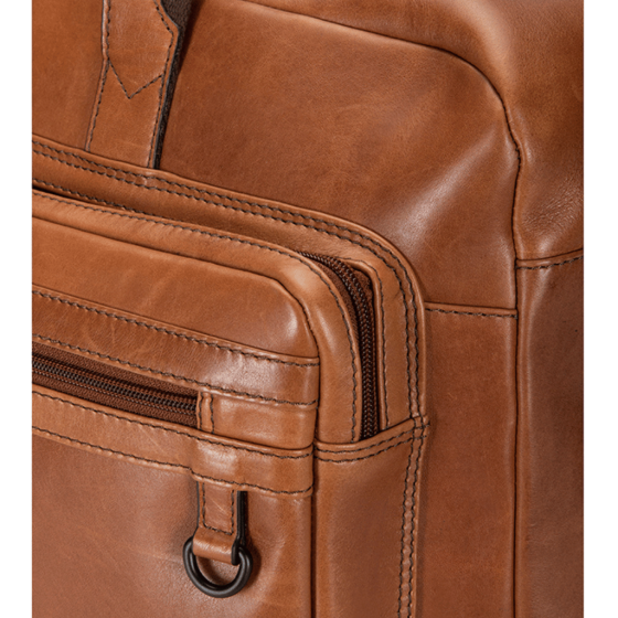 Brando Winchester 3185 Leather Duffle medium tan detail png