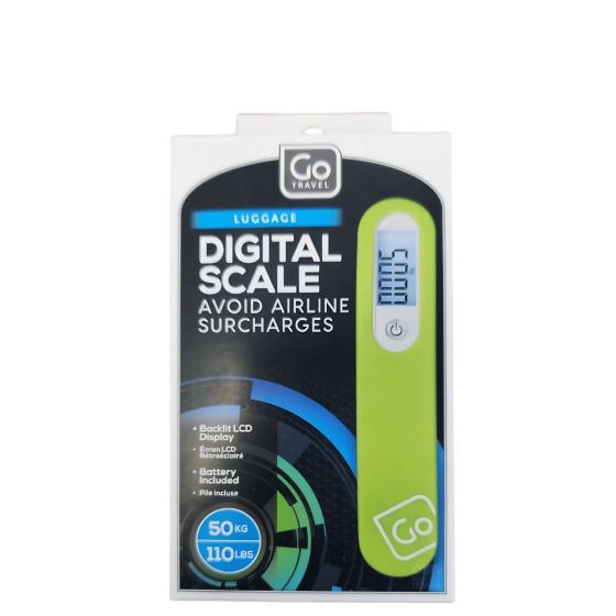 DEsign Go 2000 Digital Airline Scale Gree transparen