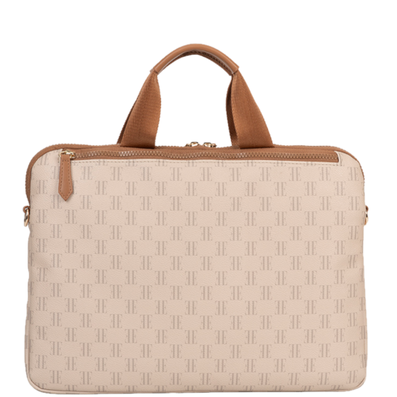 ELLE Monogram EL10182 Slimline Laptop Bag multi rear