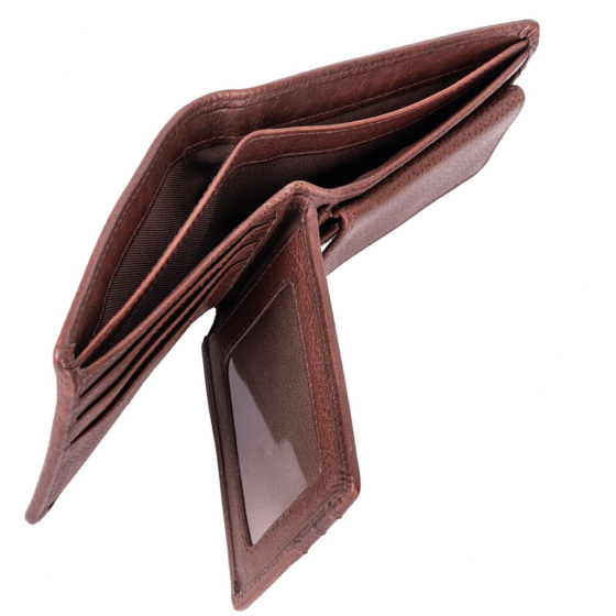 Polo Chobe PO59920 Leather multicard and coin wallet brown interior2 png