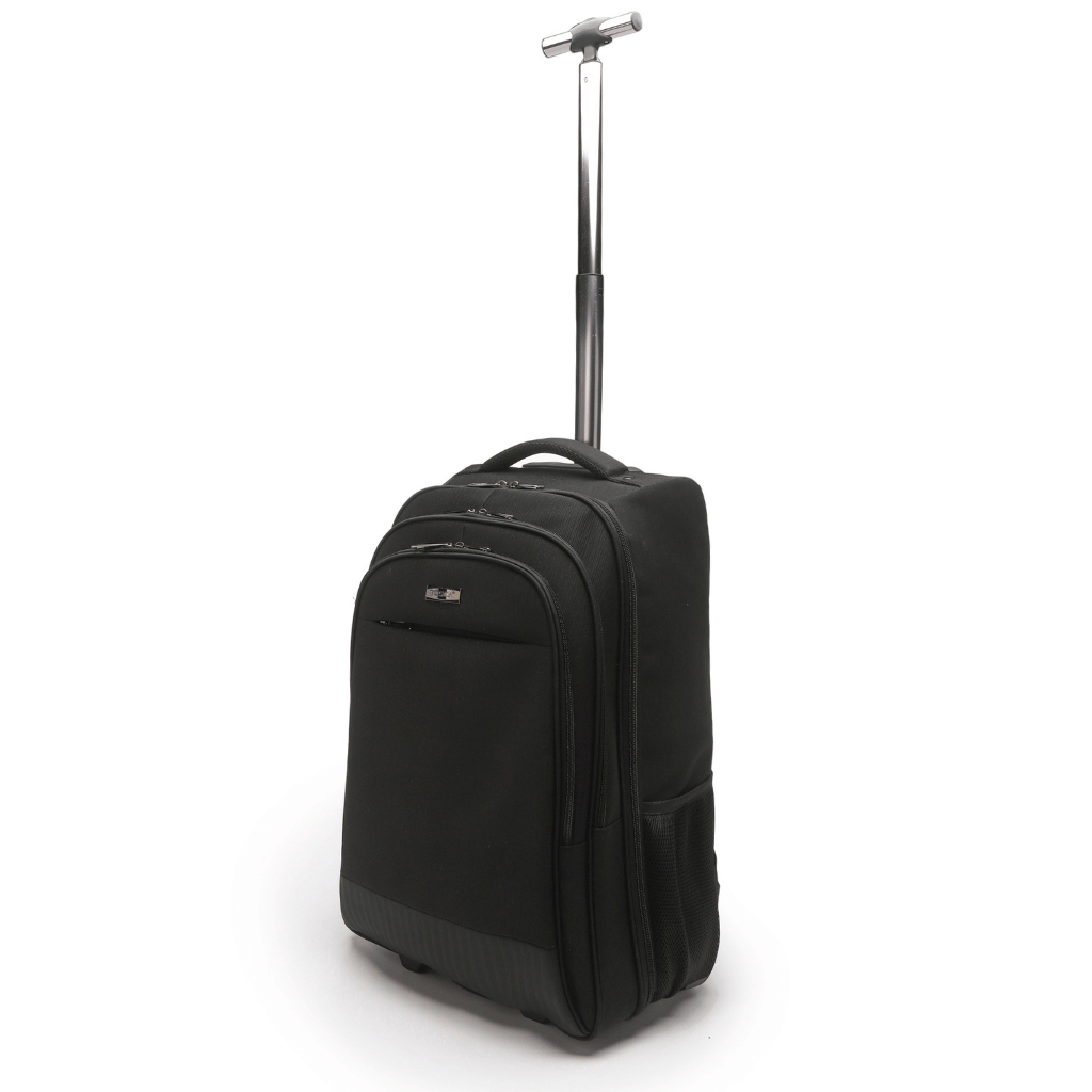 Tosca Biztech 3004 50UP Laptop TRolley Backpack black front3qrtr2 png